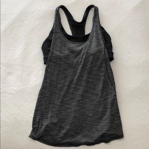 Lululemon tank with bra built in
